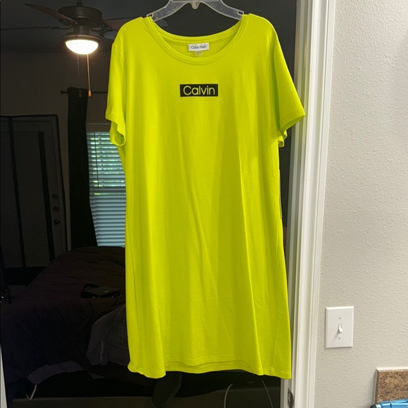Calvin Klein Vibrant Yellow dress - Picture 1 of 6